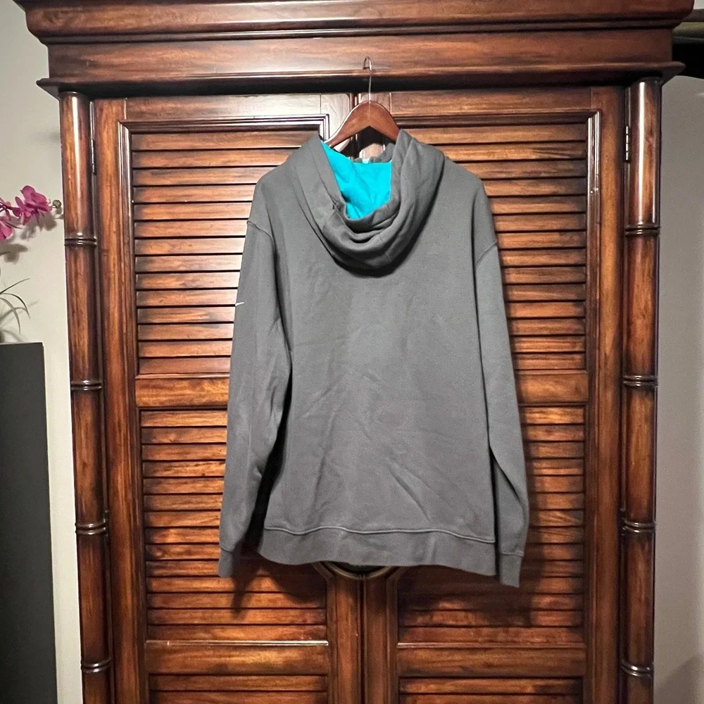 Miami Dolphins Nike Anthracite Primetime Club Full-Zip Hoodie Men's Size XXL